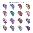 thumbnail image 2 of Ladies Turban Polyester Reusable Washable Foldable Decorative is designed and Cap Indoor Outdoor Walking Working Head Bonnet Beanie Brown, 2 of 7
