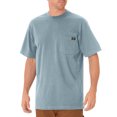thumbnail image 1 of Dickies Mens Short Sleeve Heavyweight Crew Neck, LT, Dockside Blue, 1 of 1