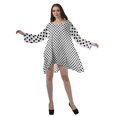 thumbnail image 3 of Moomaya Robe de Cocktail Imprimée à Manches Longues Tenues de Noël Robe Courte pour les Fêtes, 3 of 4