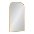 thumbnail image 1 of Kate and Laurel Caskill Modern Arched Wall Mirror, 20 x 34. Gold, Decorative Tall Mid-Century Mirror for Wall Decor with Rounded Arched Frame and Sophisticated Look, 1 of 8