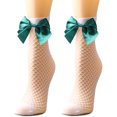 thumbnail image 1 of CEHVOM Women Mesh Breathability Big Bow Net Socks Short Fishnet Thin Socks Stockings, 1 of 6