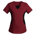 thumbnail image 1 of Personalized Customizable Embroidered Women's Scrub Top, 1 of 3