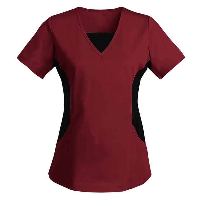 Personalized Customizable Embroidered Women's Scrub Top