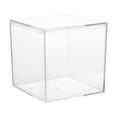 thumbnail image 1 of Dvruxg Clear Hard Plastic Display Case, Clear Gift Box for Party Favors, Clear Acrylic Square Cube Boxes, Plastic Square Cube Containers with Lid Plastic Storage Organizer, 1 of 5