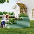 thumbnail image 2 of BeesClover Galvanized Steel Raised Garden Bed Kit, 30" Deep Root Planter Box for Vegetables, Herbs & Flowers, Easy Assembly, 2 of 6