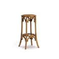 thumbnail image 1 of Whit Rattan Seat Backless Barstool, Walnut, 1 of 5