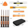 thumbnail image 2 of TSV T6 T8 T10 Screwdriver Repair Tool Set Fit for Xbox One, Xbox 360, PS3, PS4, PS5 Controller, Cross Screwdriver, Security Torx Magnetic Screwdriver Kits with Pry Tools, 2 of 6