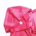 thumbnail image 5 of Hiiyo Little Girl's Silk Satin Bathrobe Solid Color Hooded Kimono Robe Nightgown Sleepwear, 5 of 5