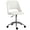 Cream White, variant on Vinsetto Armless Office Chair Swivel Computer Desk Chair, Blue