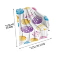 thumbnail image 3 of Easter Blanket Easter Eggs Blanket Flannel Digital Printed Conditioning Blanket Nap Blanket, 3 of 7