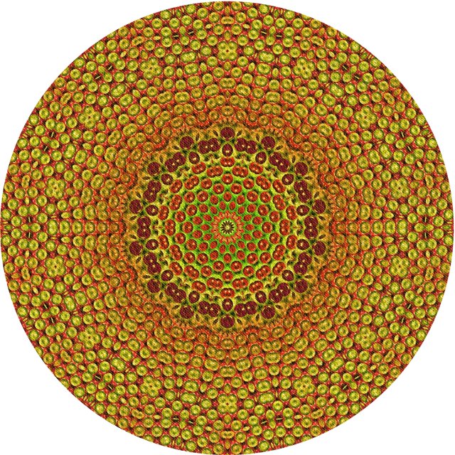 Ahgly Company Machine Washable Indoor Round Transitional Brown Area Rugs, 6' Round