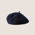 thumbnail image 1 of LinYooLi Hot Selling Autumn And Winter Wool Beret For Girls, Artistic And Retro, Versatile Korean Version Painter Hat, English Solid Color Felt Hat, 1 of 9