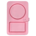 thumbnail image 1 of Silicone Reusable Double Compartment Snack Container with Lid, Collapsible Bento Box for Sauces, Condiments, and Snacks, Leak-Proof and Dishwasher Safe for Travel, School, and Office, 1 of 8