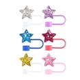 thumbnail image 2 of Straw Cover 10mm Reusable Cute Drinking Straw Topper Accessories Portable Protector Plugs Decorations Gifts For Party, 2 of 6