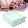 thumbnail image 4 of Desktop Clear Drawer Storage Box Transparent Student Organizer Dormitory Large Capacity Office Overlay Container Cabinet Creative High Capacity Storage Drawer Units, 4 of 7