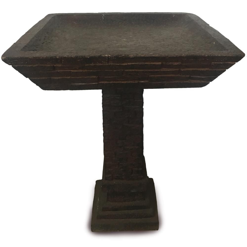 Angelo Décor Square Birdbath