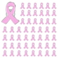 thumbnail image 4 of Product Brooch Pin | Product Elegant Ribbon Cancer Awareness Lapel Pin Heart Shaped Silk Ribbon Fashion Accessory for Clothing Bags & More, 4 of 4