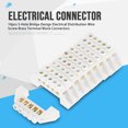 thumbnail image 3 of 10pcs 5 Hole Bridge Design Electrical Distribution Wire Screw Brass Terminal Block Connectors Pre Insulated Terminal Barrier Strip Block Neutral Wiring Block Connector Bar, 3 of 7