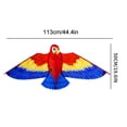 thumbnail image 2 of Jouet Volant d'Oiseau 3D pour Enfants, Jouet de Plein Air avec Corde de 50 m, Matériau Polyester, Style A, 44,5 X 19,7 Pouces, Activité de Plage et de Parc pour 8 Ans et Plus, Jeu d'Aviation A, 2 of 5