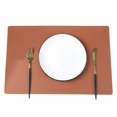 thumbnail image 2 of YAOMOBB Sets de Table en Faux Cuir Résistants à la Chaleur Antidérapants Réutilisables Rectangulaires pour Cuisine Maison, 2 of 7