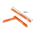 thumbnail image 4 of 2x Heavy Duty Aluminum Step Ladder Hinge Metal Bracket Tie Rod with Screws Fixed Orange, 4 of 8