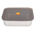 thumbnail image 1 of ZPSHYD Boîte à Bento en Acier Inoxydable 304 Scellée sous Vide - Solution de Conservation, de Congélation, de Stockage, de Réfrigération et de Fraîcheur des Aliments pour Votre Réfrigérateur (1200ML), 1 of 14