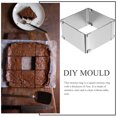 thumbnail image 2 of Miangastore Mousse Mold Stainless Steel For Diy Projects And Baking 11x11x5 Cm 1Pcs, 2 of 8