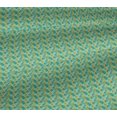 thumbnail image 5 of oneOone Cotton Jersey Medium Yellow Fabric Triangle Geometric Sewing Material Print Fabric By The Yard 58 Inch Wide, 5 of 5