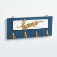 thumbnail image 2 of MesaSe Wood Key Hook Holder Wall Hanging Organizer，Rustic Wall-Mounted Key Holder for Keychain Retro Wall Hanging Key Organizer Rack, 2 of 10