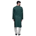 thumbnail image 3 of Atasi Kurta Pyjama Uni pour Hommes à Col Mandarin Kurta Pyjama Ethnique, 3 of 5