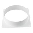 thumbnail image 1 of Air Vent Duct Connector Flange Straight Ventilation Pipe Plastic Ducting Tools 200Mm, 1 of 10