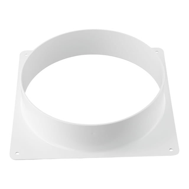 Air Vent Duct Connector Flange Straight Ventilation Pipe Plastic Ducting Tools 200Mm