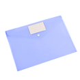 thumbnail image 2 of Oliegs Heated Blanket Transparent Plastic File Bag A4 Student Office Pp File Bag Button Stationery Bag Paper Storage Bag Folder Chocolate, 2 of 5