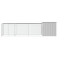 thumbnail image 2 of vidaXL Chicken Cage Grey 400x91x100 cm Galvanised Steel, 2 of 4