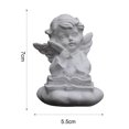 thumbnail image 4 of Baohd Figurine d'Ange Fille en Résine Gracieuse Statue Décorative Accent Bureau Écriture Réflexion 1Ensemble, 4 of 6