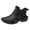 Black, variant on XIMIN Men Women Non-Slip Wear-Resistant Short Rain Boots Waterproof Deck Boots Ankle Boot Garden Work Shoes Lightweight Chelsea Boot for Outdoor Boating Camping Fishing Sailing