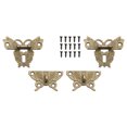 thumbnail image 4 of Lock For Wooden Jewelry Box, Easy To Install Come With Screws Pad Lock Latch Hasp Pad Lock, Cabinet Box Latch Hasp Zinc Alloy For Jewelry Box Cabinet, 4 of 8