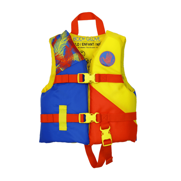 Body Glove Child Life Jacket PFD USCG Approved Kids Swim Vest 30-50 lbs Nylon