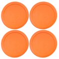 thumbnail image 1 of Idb | Lids For Pyrex And Anchor Round Glass Containers 2-Cups Orange-4Pk, 1 of 2