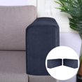 thumbnail image 4 of 2pcs Sofa Armrest Cover Polyester Sofa Armrest Slipcover Furniture Protector for Navy, 4 of 7
