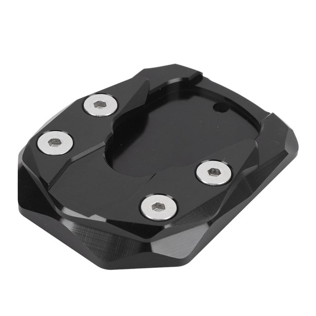 Motorcycle Kickstand Extension Plate, Aluminum Alloy Motorcycle Kickstand Extender Foot Side Stand Extension Foot Pad Support Plate for XMAX 125 250 300