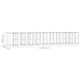 thumbnail image 4 of vidaXL Outdoor Dog Kennel Galvanised Steel 24.2 m², 4 of 4