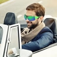 thumbnail image 5 of Lunettes de Soleil Sport E pour Hommes Femmes Cyclisme Extérieur Coupe-Vent Protection Uv Lentille Tac Résistantes aux Rayures Imperméables 6 X 4,7 X 1,9 Pouces Conception Légère, 5 of 5