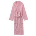 thumbnail image 4 of Peignoirs pour Femmes Peignoir en Molleton pour Femmes Doux Col Châle Peignoir Peluche Long Manteau Robe de Bain m, 4 of 4
