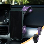 Universal Car Phone Holder with Suction Cup | 360° Rotating Adjustable Phone Mount for Dashboard & Windshield | Compatible with All Smartphones for Navigation & Hands-Free Use