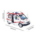 thumbnail image 4 of Jouet d'Ambulance de Simulation - Modèle de Véhicule Sonore et Lumineux pour Jouer, 4 of 7