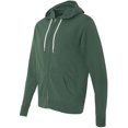 thumbnail image 3 of Independent Trading Co. Sweat à Capuche Léger Unisexe à Fermeture Éclair Complète, TG, 3 of 3