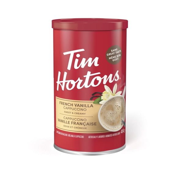 Mélange pour cappuccino de Tim Hortons vanille française