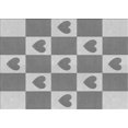 thumbnail image 1 of Ahgly Company Machine Washable Indoor Rectangle Transitional Silver Gray Area Rugs, 5' x 7', 1 of 7
