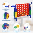 thumbnail image 3 of Costway Giant 4 in A Row Jumbo 4-to-Score Game Set W/Storage Carrying Bag for Kids Adult, 3 of 10